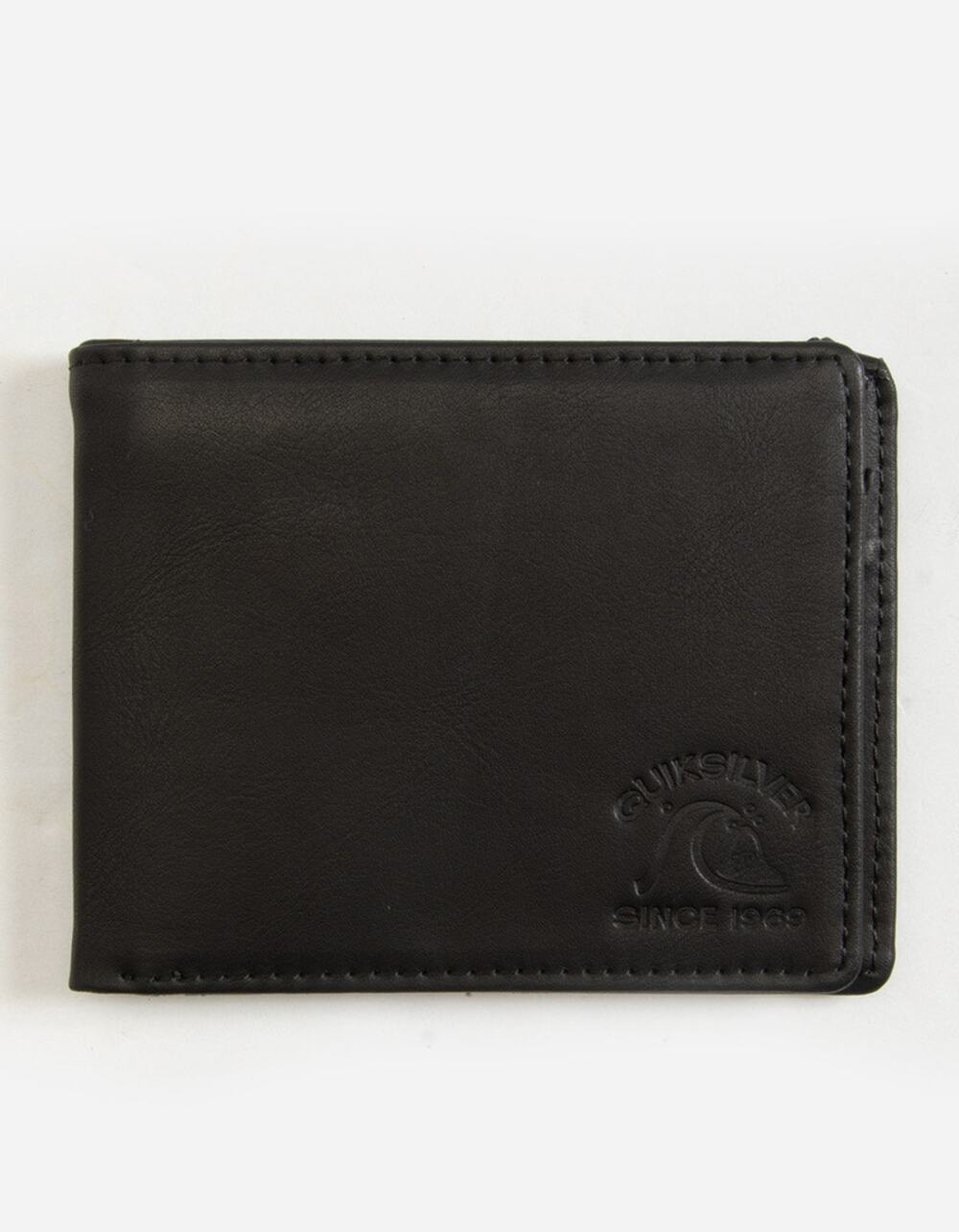 NWT QUIKSILVER Slim Pickens Bi-Fold Wallet- Black